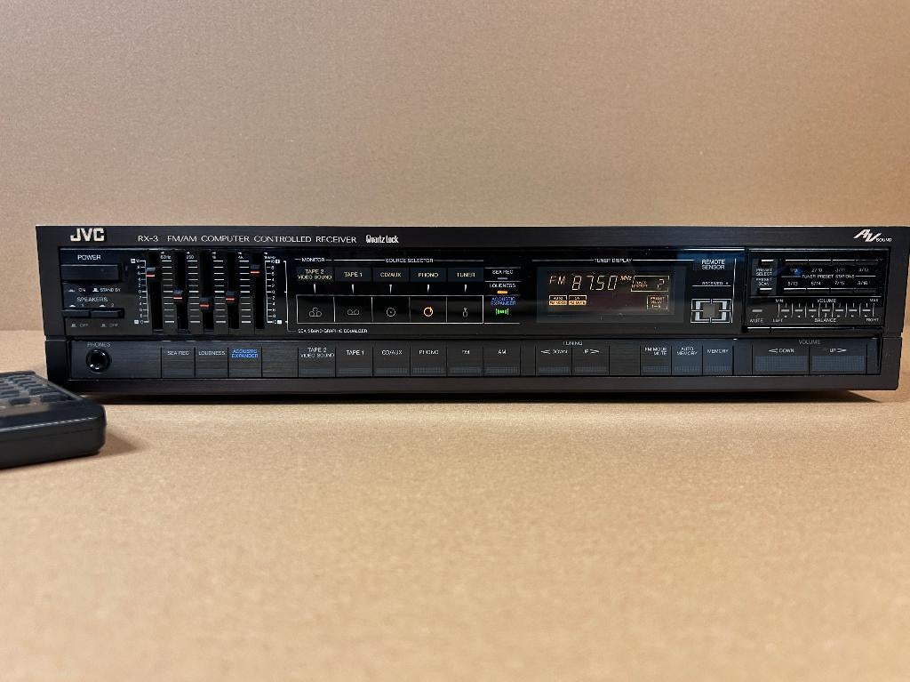 JVC RX-3 Receiver, Audio, Tv en Foto, Versterkers en Receivers, Ophalen, JVC, Zo goed als nieuw, Minder dan 60 watt