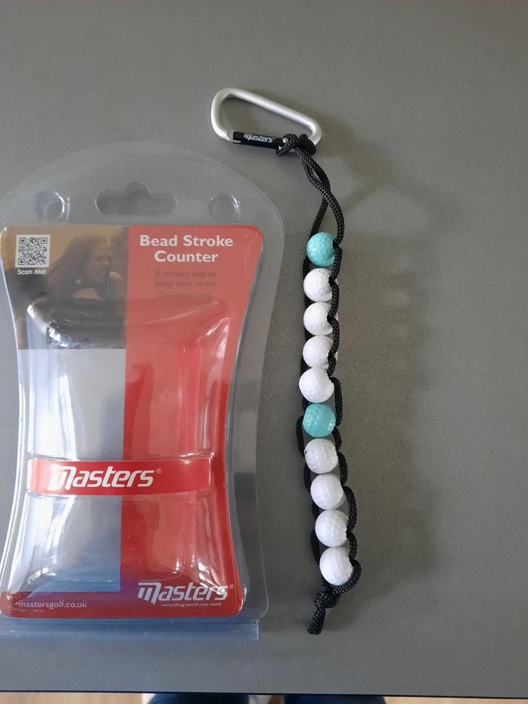 Golf slagenteller / Masters bead stroke counter, Sport en Fitness, Golf, Ophalen of Verzenden, Nieuw, Overige typen, Overige merken