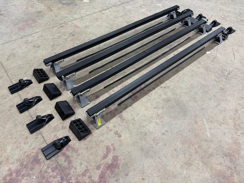 Dubbele set dakdragers voor VW Transporter T4, Ophalen, Gebruikt