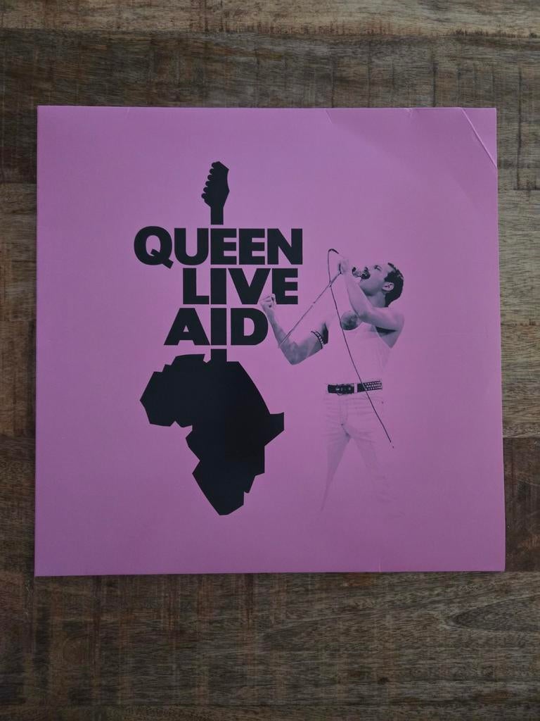 Lp Queen live aid, Ophalen of Verzenden, Zo goed als nieuw, 12 inch