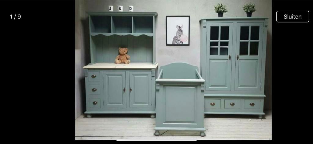 Complete babykamer/kinderkamer in landelijke stijl, Kinderen en Baby's, Kinderkamer | Complete kinderkamers, Ophalen, Zo goed als nieuw