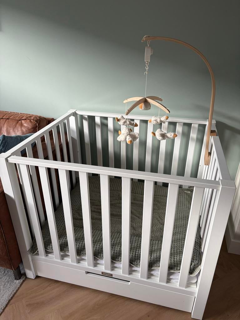 Bopita box met lade en boxmatras, Kinderen en Baby's, Ophalen, Gebruikt, Minder dan 140 cm, Minder dan 70 cm