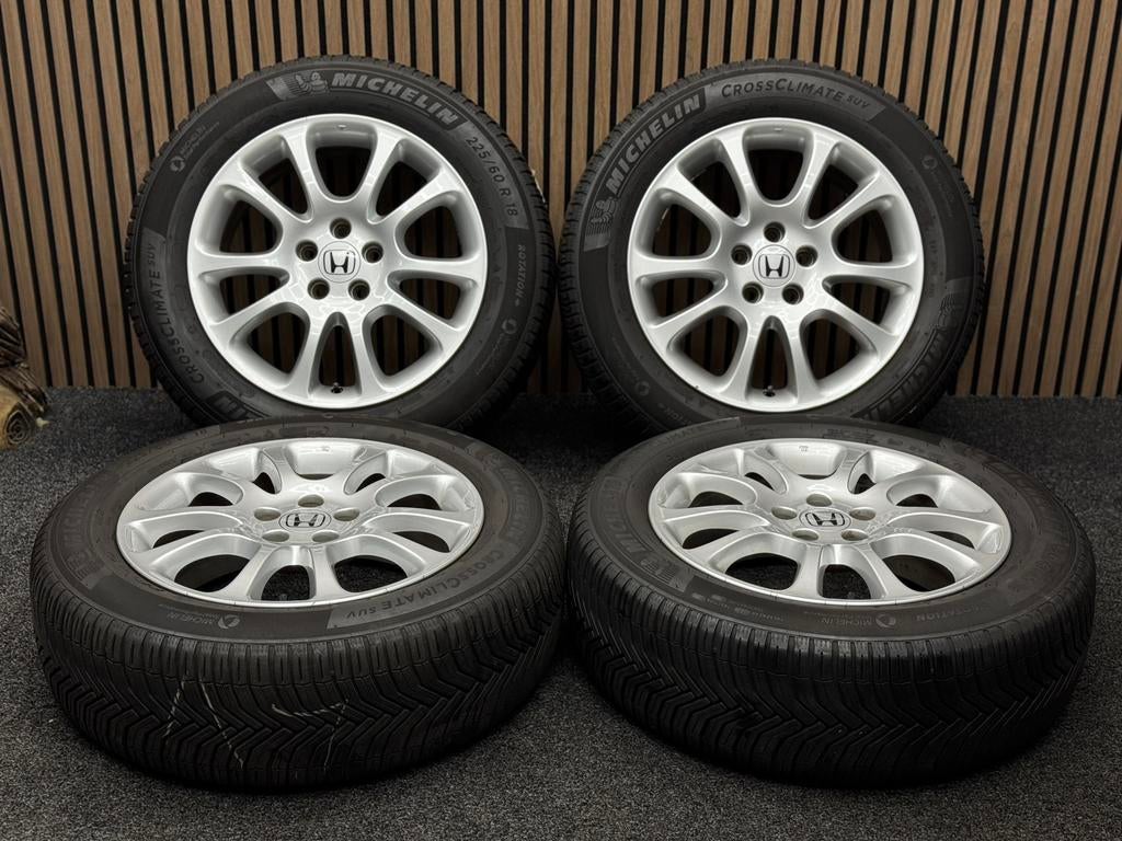 ALL SEASON! Originele 18 inch Honda CR-V 5x114.3 Michelin, Auto-onderdelen, Banden en Velgen, Ophalen, 18 inch, ., Banden en Velgen