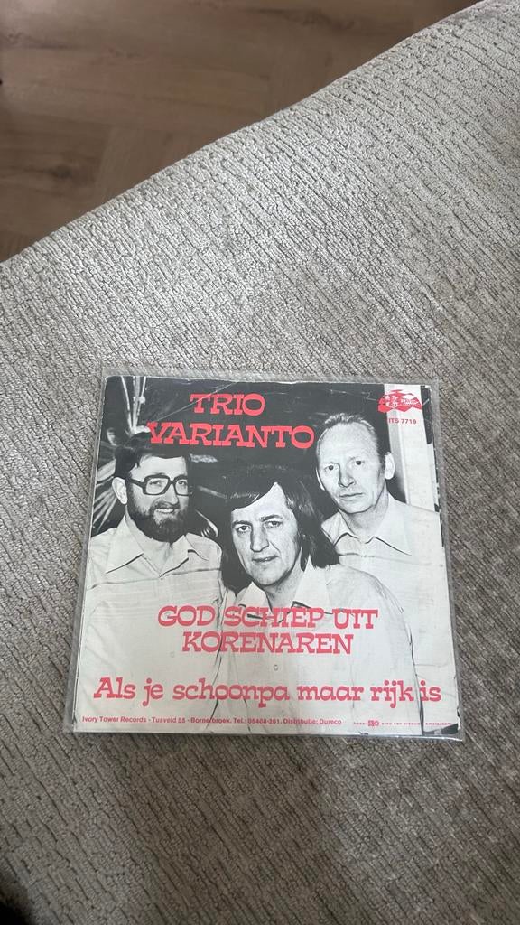 Trio Varianto - God schiep uit korenaren, Gebruikt, 7 inch, Single, Ophalen of Verzenden