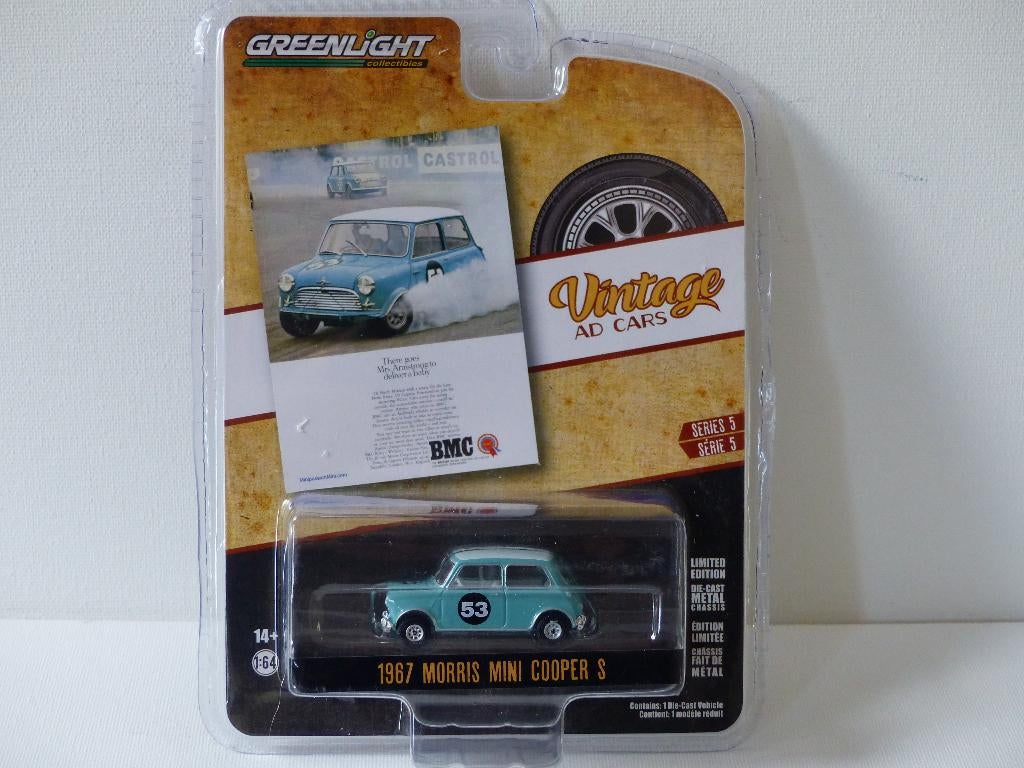 Greenlight Morris Mini Cooper, Auto, Unknown, Nieuw, Ophalen of Verzenden