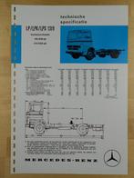 Mercedes 1319 LP LPK LPS 1973 Specificatie Brochure, Zo goed als nieuw, Mercedes-Benz, Mercedes, Ophalen of Verzenden