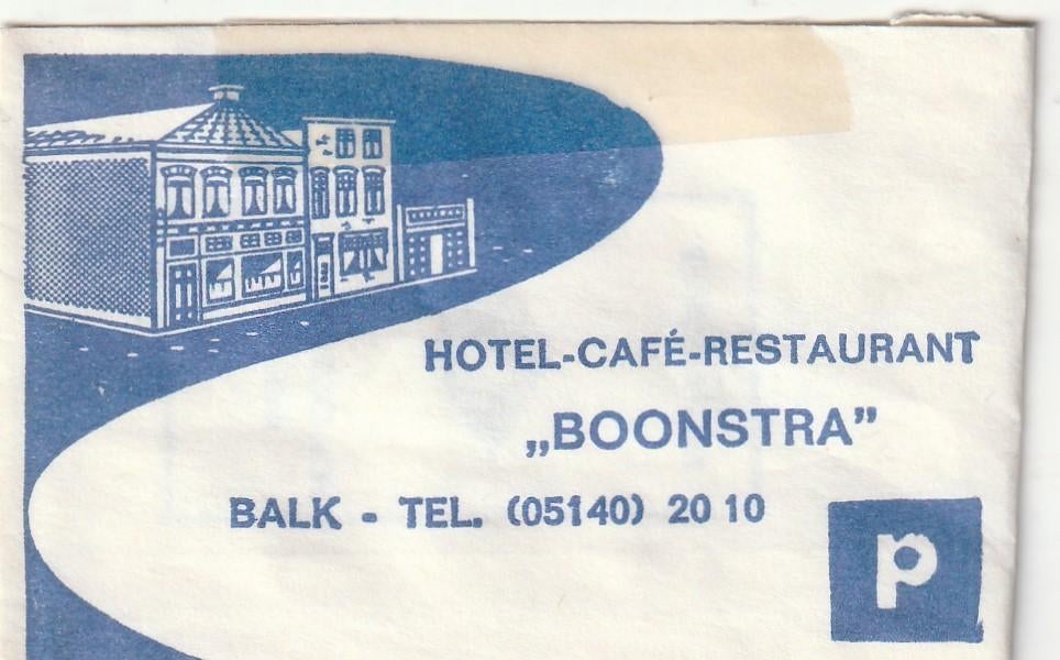 suikerzakje #121 : Boonstra Balk, Verzenden, Nederland