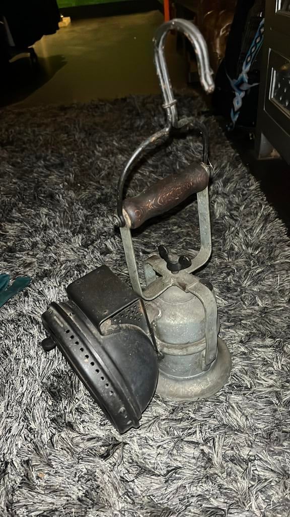 Antieke Carbidlamp - Vintage Mijnwerkerslamp, Ophalen of Verzenden