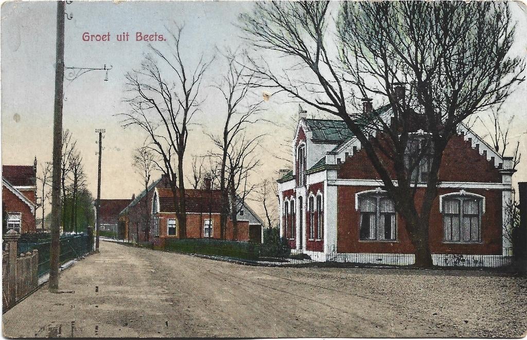 Beets;  Groet uit Beets, Verzamelen, Verzenden, 1920 tot 1940, Ongelopen, Noord-Holland