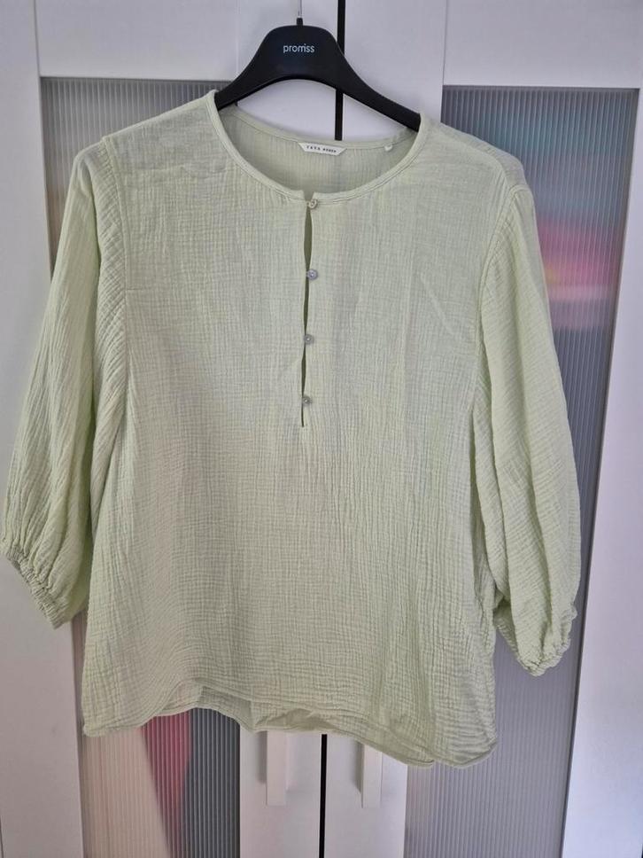 Groene blouse van Yaya, Kleding | Dames, Blouses en Tunieken, Zo goed als nieuw, Maat 42/44 (L), Groen, Ophalen of Verzenden