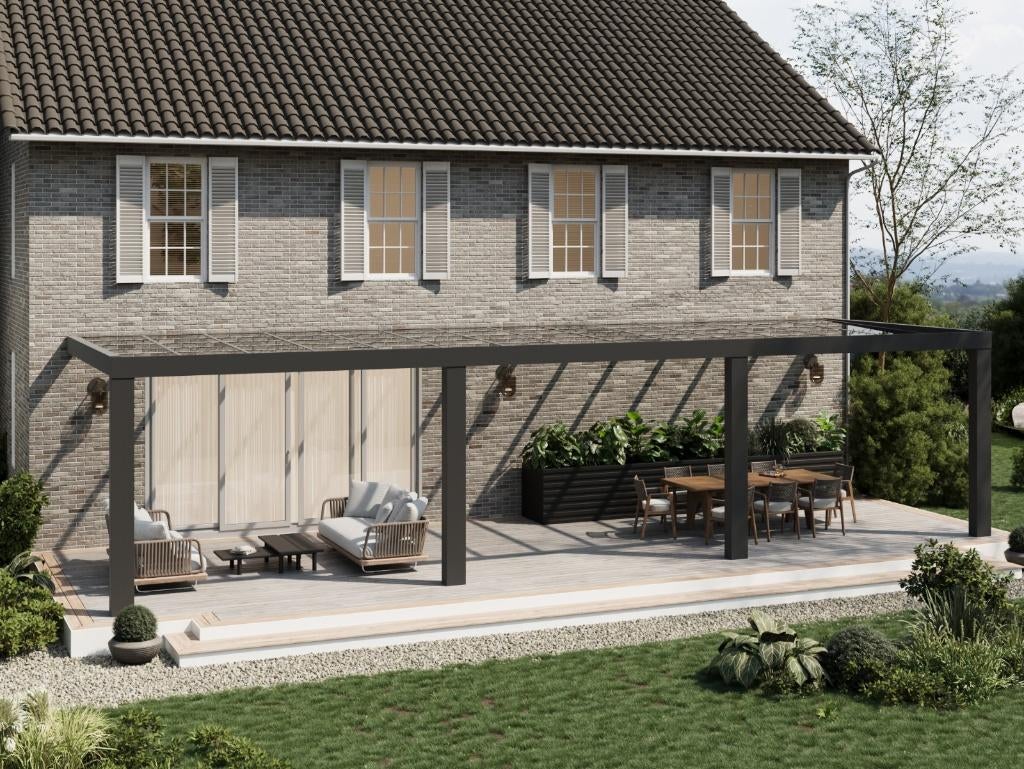 Veranda - schuifpui - schuifwand -, Tuin en Terras, Overkappingen, Ophalen of Verzenden, Nieuw, Veranda