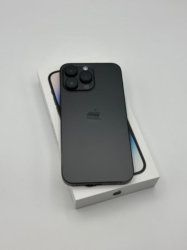 iPhone 14 Pro Max | 128 GB | Zwart | Nette Staat | Garantie, Telecommunicatie, Mobiele telefoons | Apple iPhone, Gebruikt, 128 GB