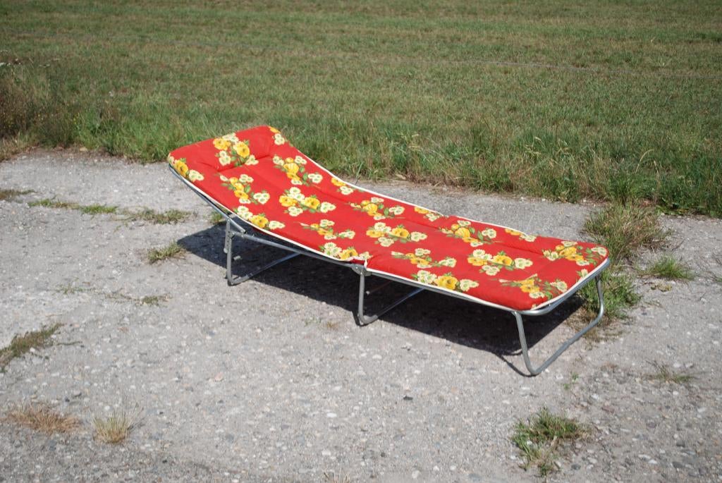 Vintage stretcher, Tuin en Terras, Ligbedden, Ophalen, Gebruikt, Nvt, Metaal
