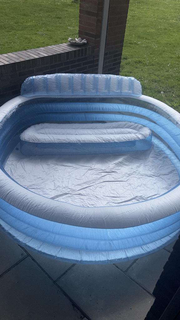 Intex zwembad 2.29x2.18x79, Ophalen of Verzenden, Gebruikt, Opblaaszwembad, Minder dan 80 cm