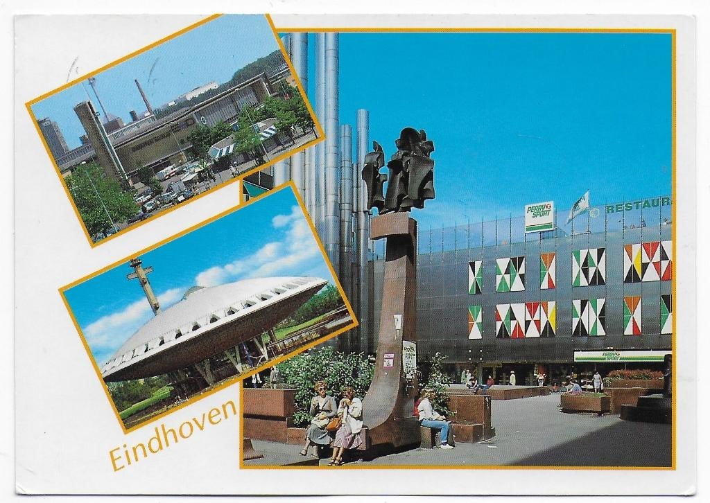 Eindhoven Gelopen Ansichtkaart ( B5727), Ophalen of Verzenden, 1980 tot heden, Gelopen, Noord-Brabant