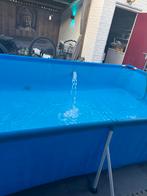 Zwembad met stofzuiger 4x2.11x81 1 seizoen gebruikt, Tuin en Terras, Zwembaden, Gebruikt, 200 tot 300 cm, 80 tot 120 cm, Ophalen of Verzenden