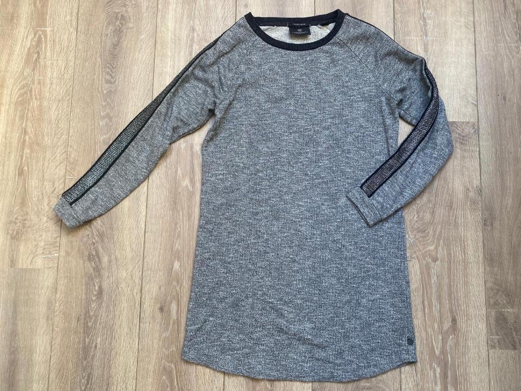Scotch&Soda sweater jurk grijs metalic 36/S - 38/M, Verzenden, Scotch & Soda, Zo goed als nieuw, Maat 36 (S)