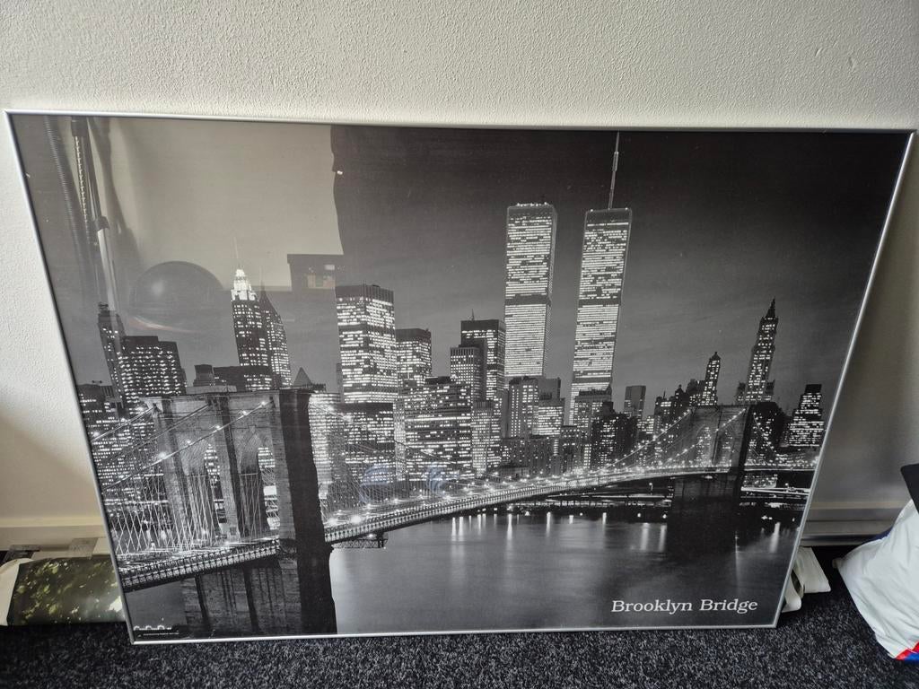Brooklyn Brigde poster, Ophalen, Zo goed als nieuw, 100 tot 125 cm, Foto of Poster