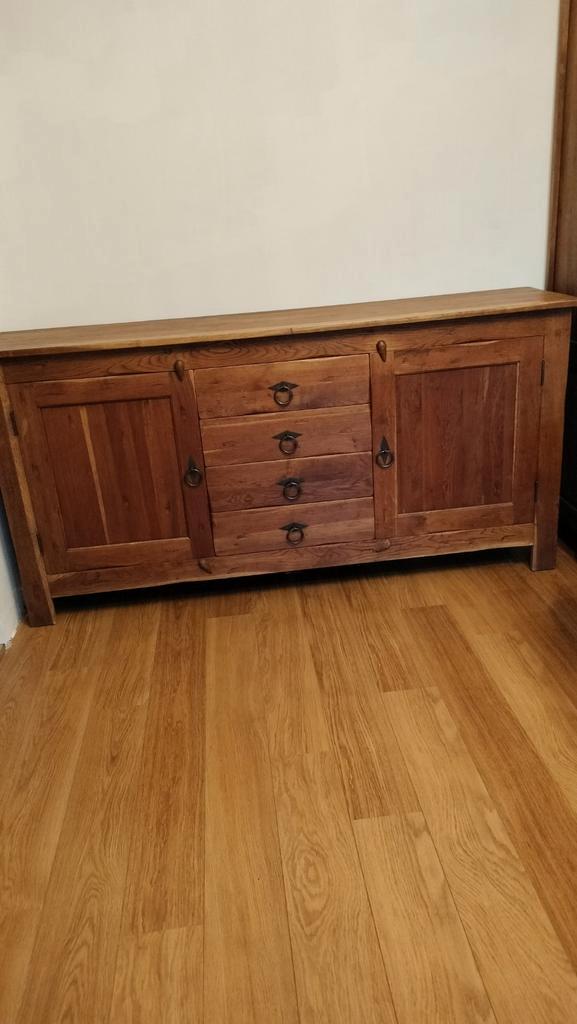 Eikenhout dressoir - overbodig, Huis en Inrichting, Kasten | Dressoirs, Gebruikt, 150 tot 200 cm, 25 tot 50 cm, Met lade(s), Met deur(en)