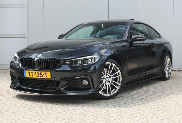 BMW 4-Serie 420i 184pk Aut 2019 Zwart, Auto's, BMW, Particulier, 4-Serie, ABS, Airbags, Airconditioning, Alarm, Apple Carplay