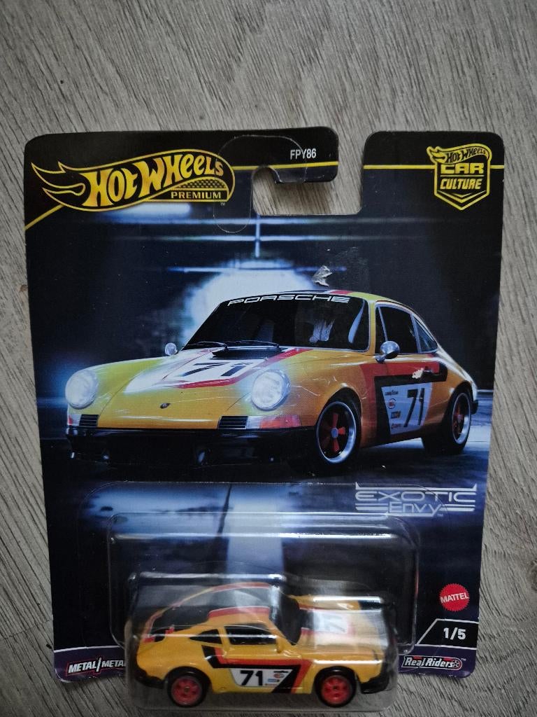 Hot Wheels 71 Porsche 911 Exotic Envy Car Culture Premium, Ophalen of Verzenden, Nieuw, Auto