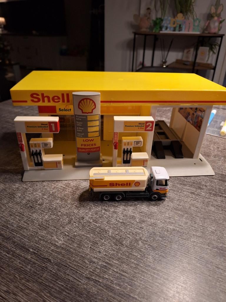 Shell tankstation, Verzamelen, Ophalen, Poppenhuis