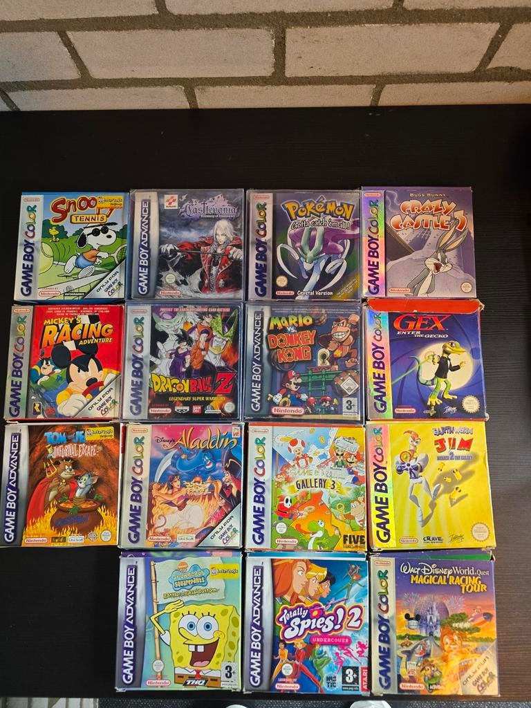 Nintendo Gameboy Games CIB, Pokemon, Castlevania, Mario., Spelcomputers en Games, Games | Nintendo Game Boy, 1 speler, Ophalen of Verzenden