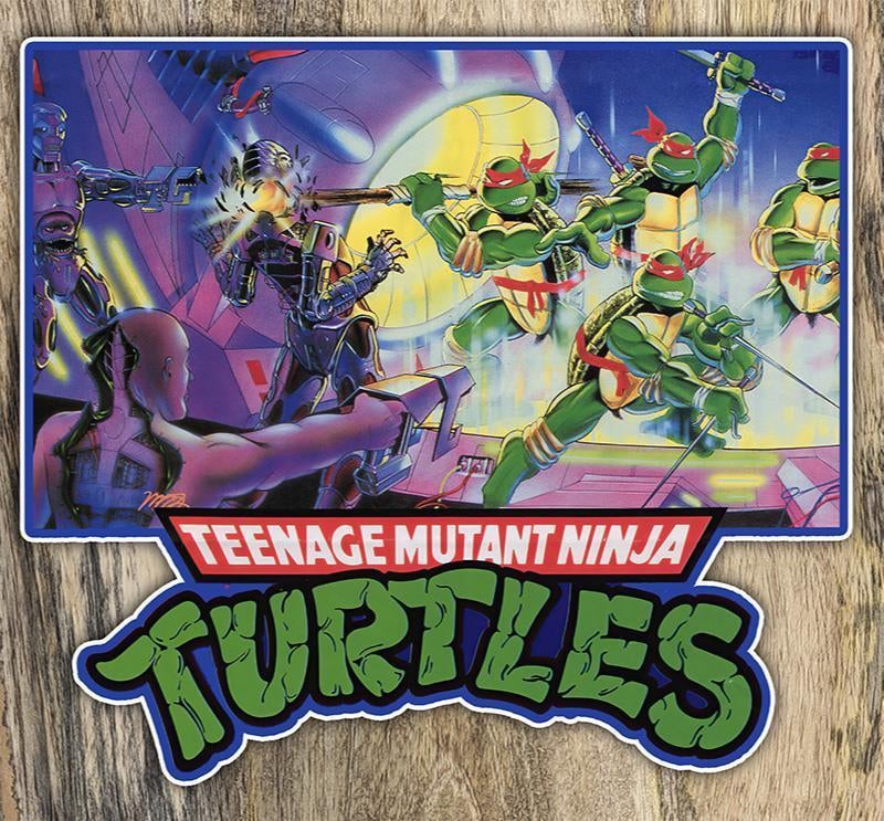 TEENAGE MUTANT NINJA TURTLES Vinyl Sticker decal, Ophalen of Verzenden, Nieuw, Bedrijf of Vereniging