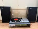 Philips 22RH814 platenspeler/radio + 2x FB260 speakers, Ophalen, Philips, Gebruikt, Automatisch