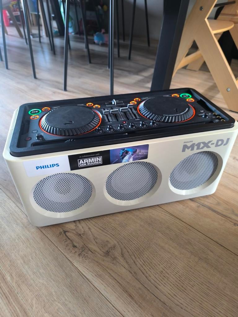 Phillips M1X-DJ Draaitafel en Bluetooth Speaker, Ophalen, Gebruikt, Dj-set, Overige merken