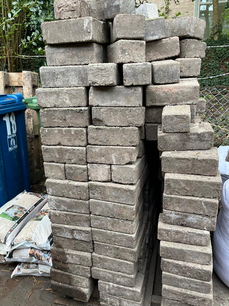 Klinkers gratis afhalen!, Ophalen, Gebruikt, Klinkers, 10 m² of meer