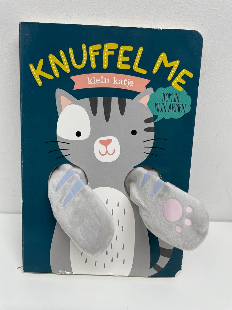 Knuffel Me: Klein Katje - Interactief Boek met Pluche Pootje, Ophalen of Verzenden, Gelezen, Uitklap-, Voel- of Ontdekboek, 0 tot 6 maanden