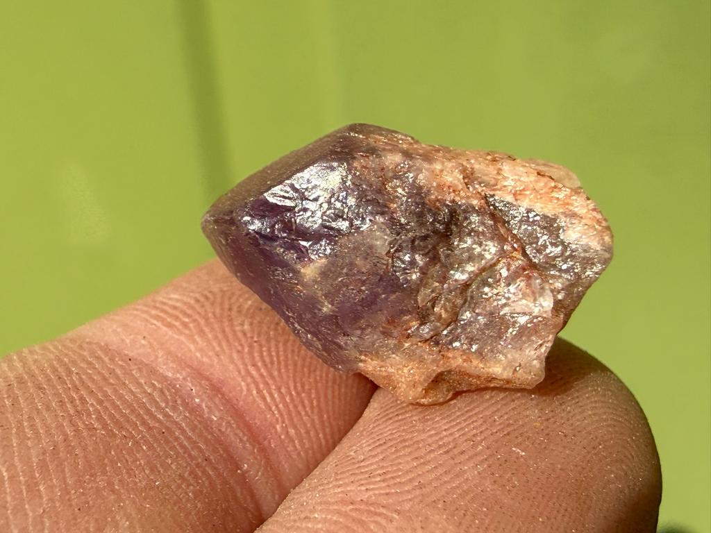 Fantoom Amethist puntje mineralen uit Bolivia V, Ophalen of Verzenden, Mineraal