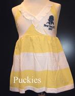 Maat 92 Ralph Lauren haltertop geel/wit NIEUW (9900), Meisje, Nieuw, Ophalen of Verzenden, Shirt of Longsleeve