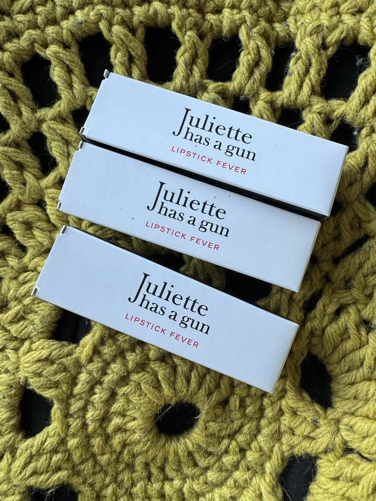 3x 5ml edp Juliette Has a Gun Lipstick Fever parfum samples, Ophalen of Verzenden, Nieuw