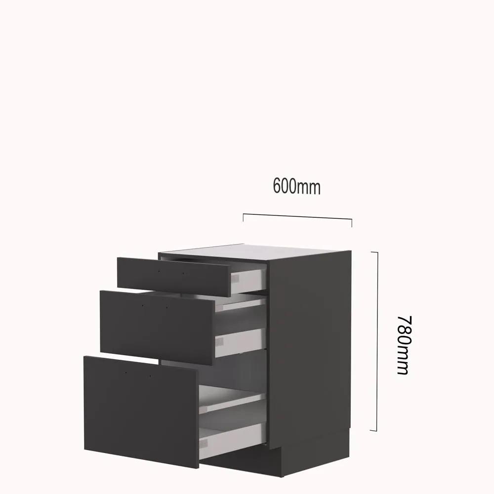 Twee nieuwe Keller korflade onderkasten - frontkleur Elba, Ophalen, Overige kleuren, Nieuw, 50 tot 100 cm