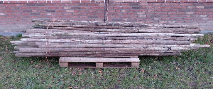 Weidepalen / boompalen, Tuin en Terras, Palen, Balken en Planken, Gebruikt, Palen, 180 tot 250 cm, Ophalen