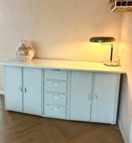 Wit geschilderd dressoir met 70's/80's vibe!, Ophalen, Gebruikt, 150 tot 200 cm, Met lade(s)