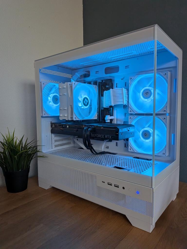 Game PC wit | RTX 3070 TI | R5 5600 | 1TB |Gratis verzending, Computers en Software, Desktop Pc's, Zelf gebouwde pc, Virtual Reality