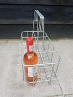Draadstalen 8-vaks Flessendrager Brocante/Vintage jaren 70, Ophalen of Verzenden, Gebruikt