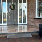 Kwalitatieve roestvrijstalen drempelverhoger, Ophalen, Zo goed als nieuw, Duwrolstoel