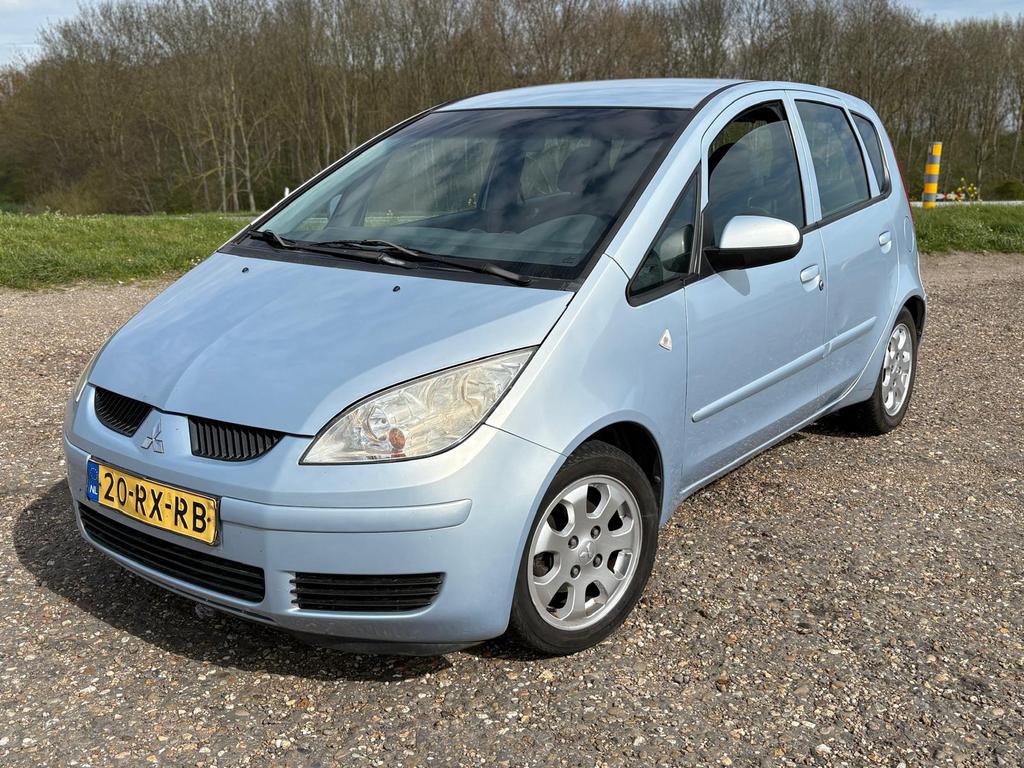 Mitsubishi Colt 1.3 AUTOMAAT/APK OKT 2026/AIRCO/NAP, Stof, 31 €/maand, Blauw, Colt