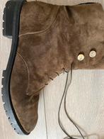 Te koop: leren veterschoenen, groen, maat, Kleding | Dames, Ophalen of Verzenden, Zo goed als nieuw, Groen