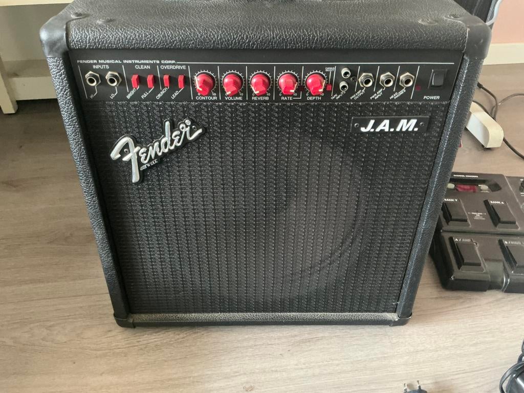 Fender J.A.M. ‘Red knob’ versterker - gitaar, Muziek en Instrumenten, Ophalen of Verzenden, Zo goed als nieuw, Minder dan 50 watt