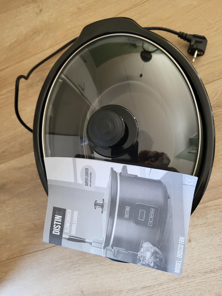 Distin slowcooker met handleiding, Ophalen