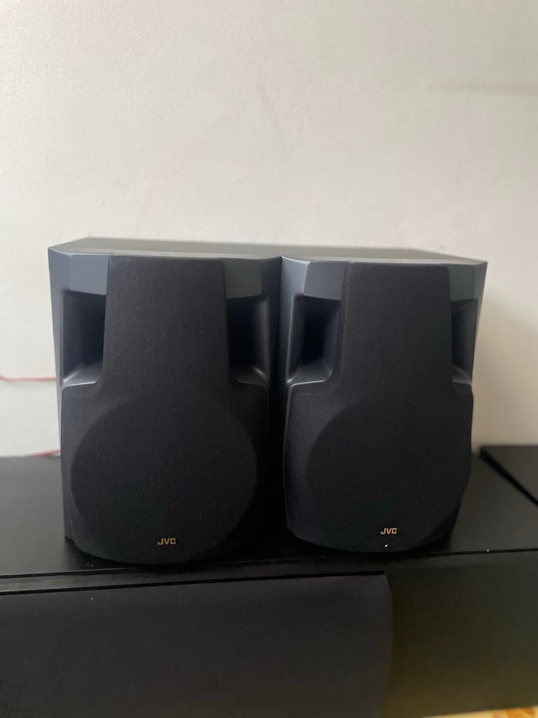 JVC SP-D401 Speakers - Zo goed als nieuw, Audio, Tv en Foto, Luidsprekers, Ophalen of Verzenden, Zo goed als nieuw, Front, Rear of Stereo speakers