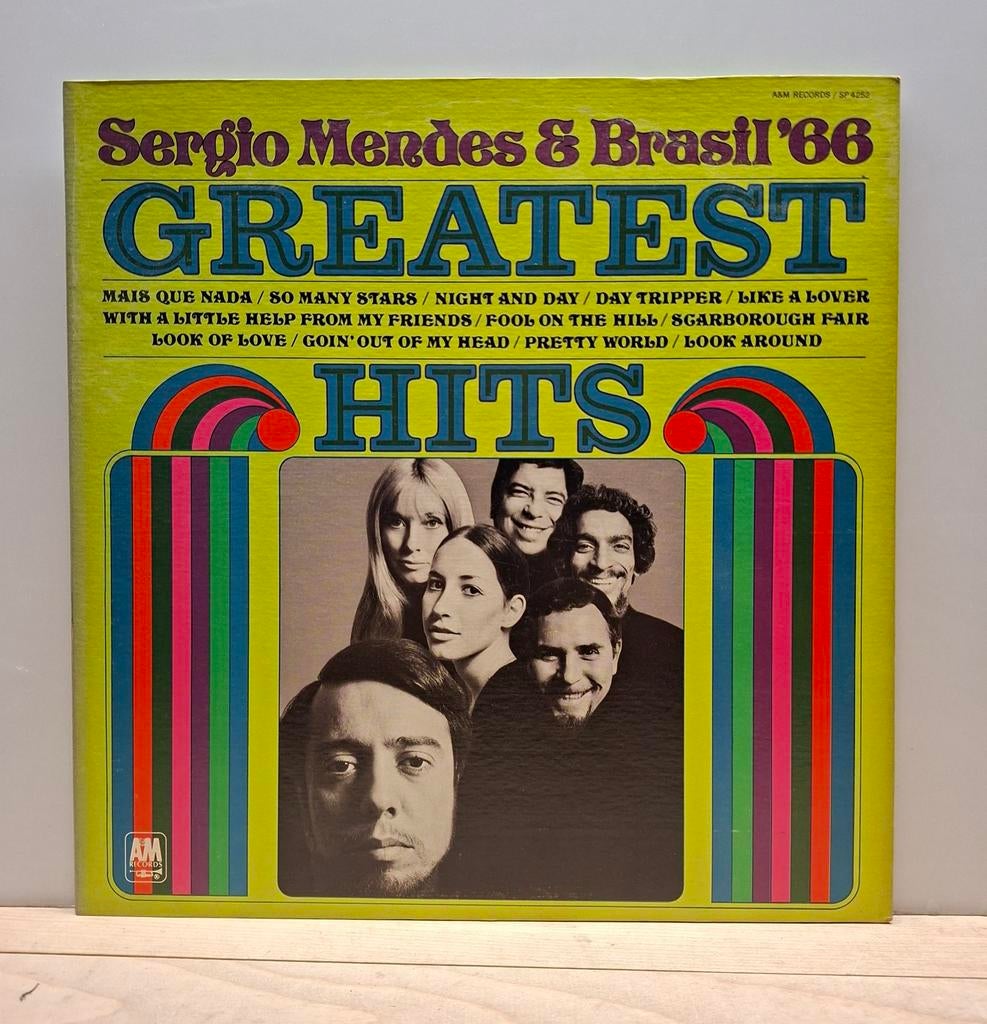 Sergio Mendes & Brasil '66 - Greatest Hits LP Vinyl, Ophalen of Verzenden, Gebruikt, 12 inch