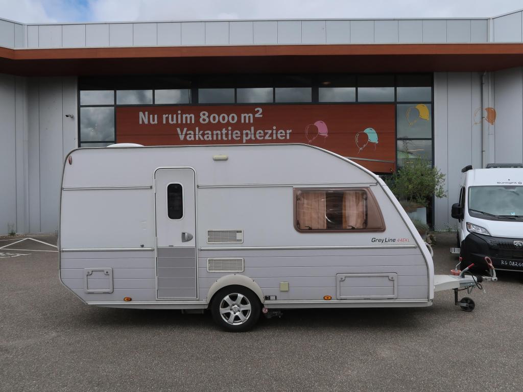 Kip Grey Line 44 EKL MET MOVER EN VOORTENT, Caravans en Kamperen, Caravans, Overige typen, Kip, Tot en met 2, 1000 - 1250 kg