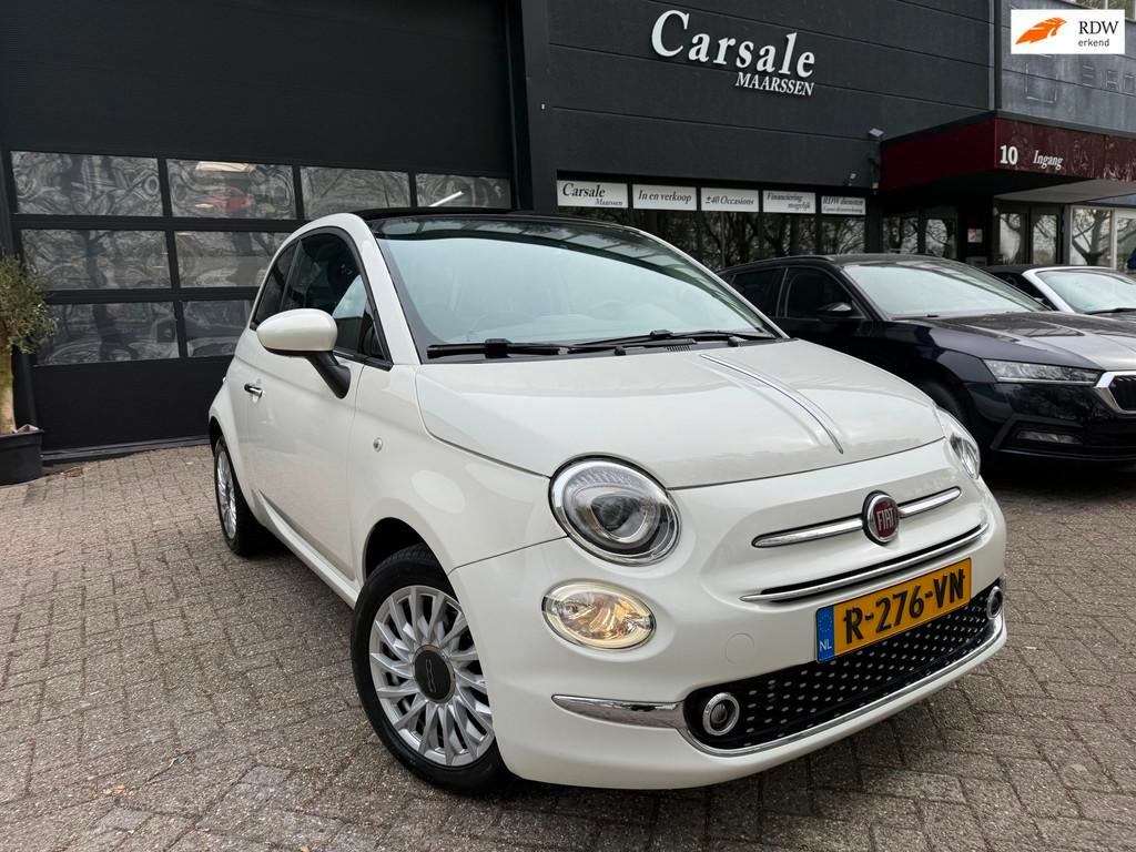 Fiat 500 1.2 Lounge panoramadak, Auto's, Fiat, Bedrijf, Te koop, ABS, Airbags, Airconditioning, Bluetooth, Centrale vergrendeling