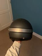 Momo Design Jethelm - Stijlvolle Zwarte Scooterhelm, Jethelm, Dames, Tweedehands, Ophalen